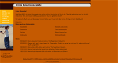 Desktop Screenshot of irmis-geschenkekiste.de